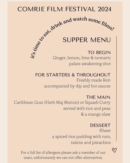 FF24 Supper Menu